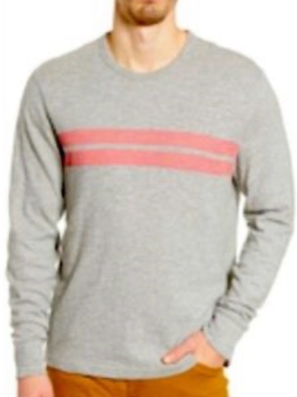 Faherty Surf Twin Stripe Shirt Size L